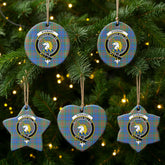Stewart of Appin Hunting Ancient Tartan Crest Christmas Ceramic Ornament